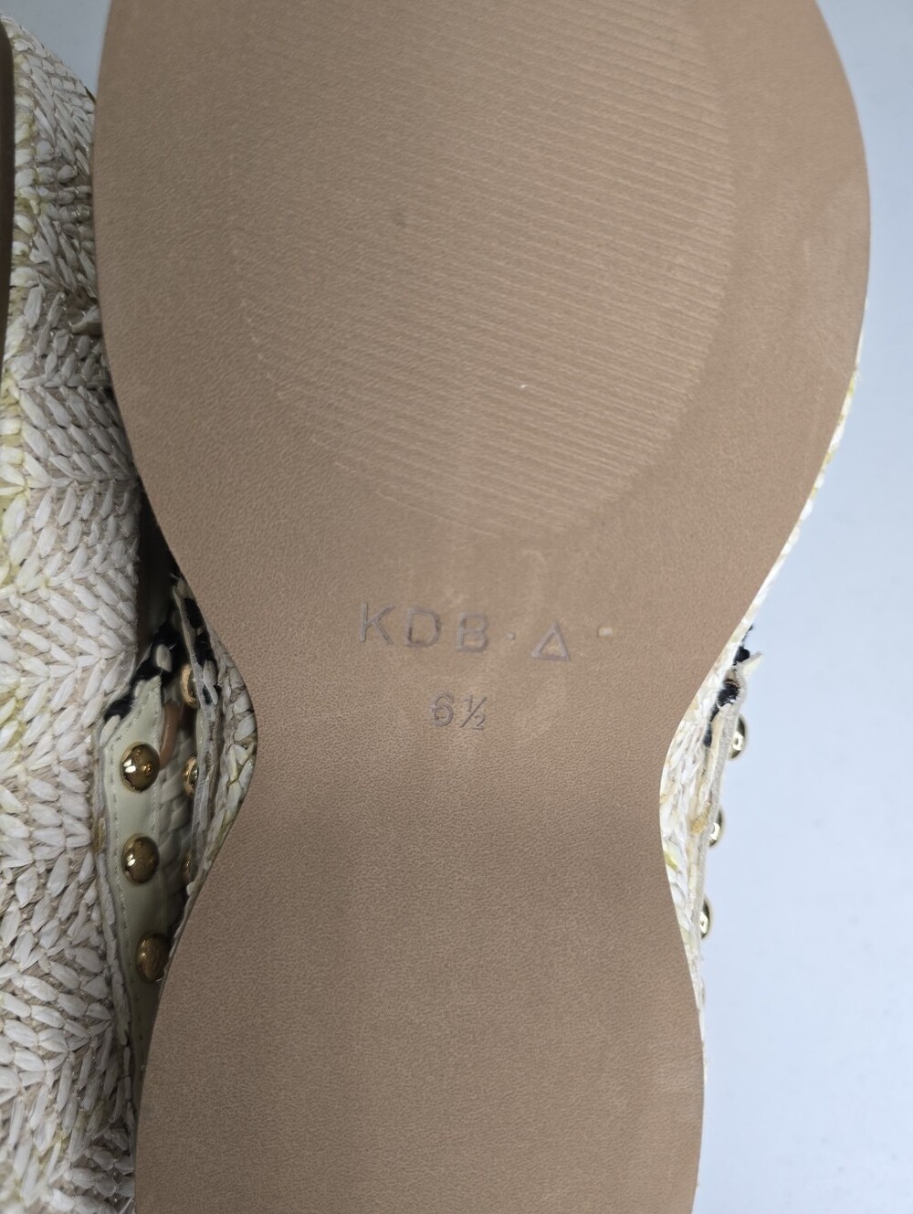 Kelsi Dagger Brooklyn Pace Raffia Platform Sandals Women's 6.5 New In Box - Picture 5 of 8